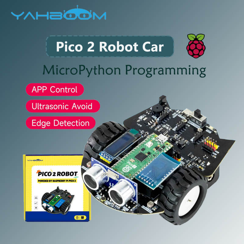 Diy Electronics Kits - Yahboom Raspberry Pi Pico 2 Robot