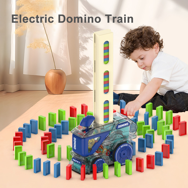 Diy Electronics Starter Kit - Automatic Laying Domino Train Electric Car