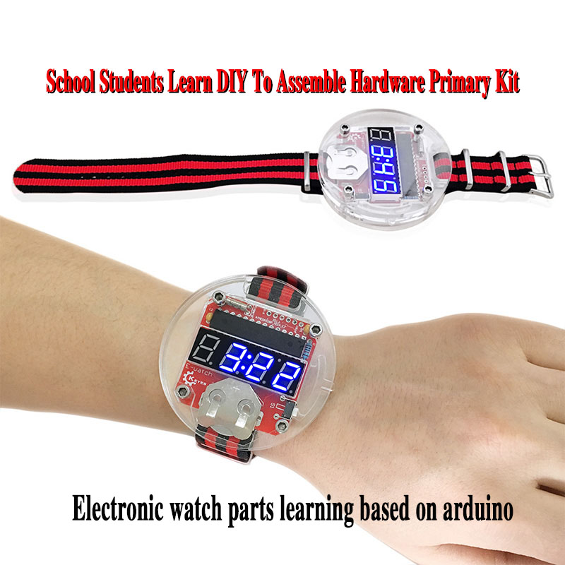 Single Chip LED Kit Clock DIY  - Diy Electronics Kits ulasan dan harga