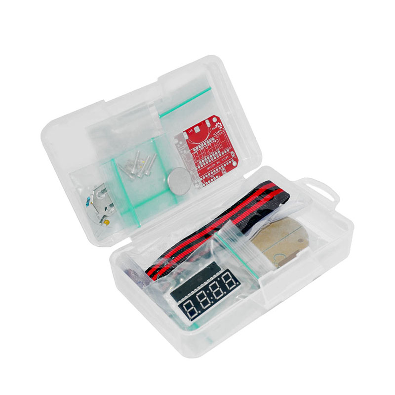 Single Chip LED Kit Clock DIY  - Diy Electronics Kits ulasan dan harga