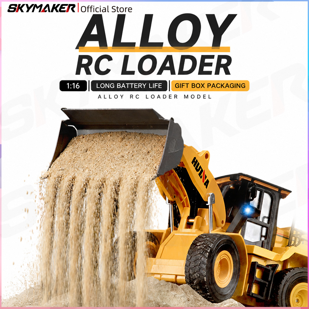HUINA 1552 1:16 RC Wheel Loade - Diy Rc Electronics ulasan dan harga