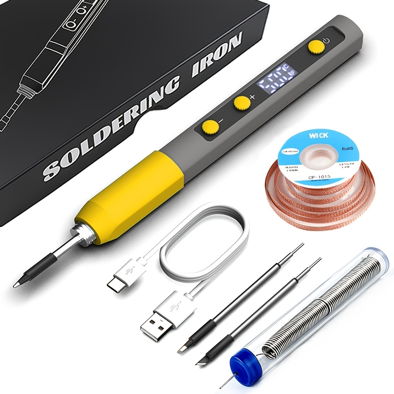 Digital Display USB Soldering  - Diy Electronics Storage ulasan dan harga