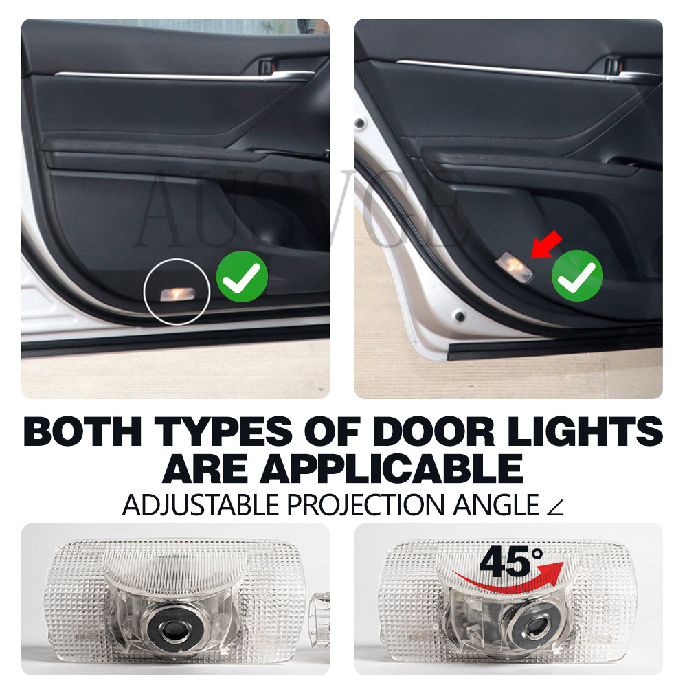 LED Car Door Welcome Ghost Sha - Diy Rc Electronics ulasan dan harga