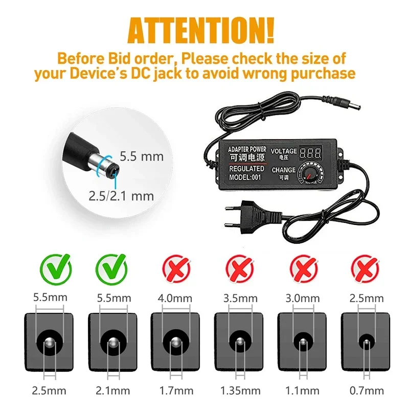 220V To 5V 9V 12V 24V Power Su - Dc Power Supply Variable ulasan dan harga