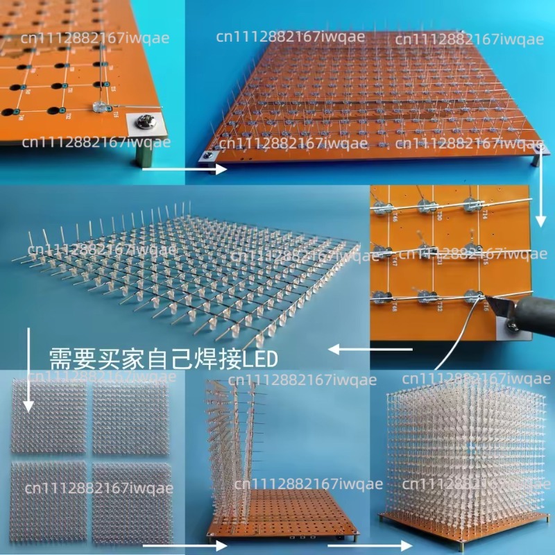 3D16MINI Light Cube Kit 16X16X - Diy Electronics Kits ulasan dan harga