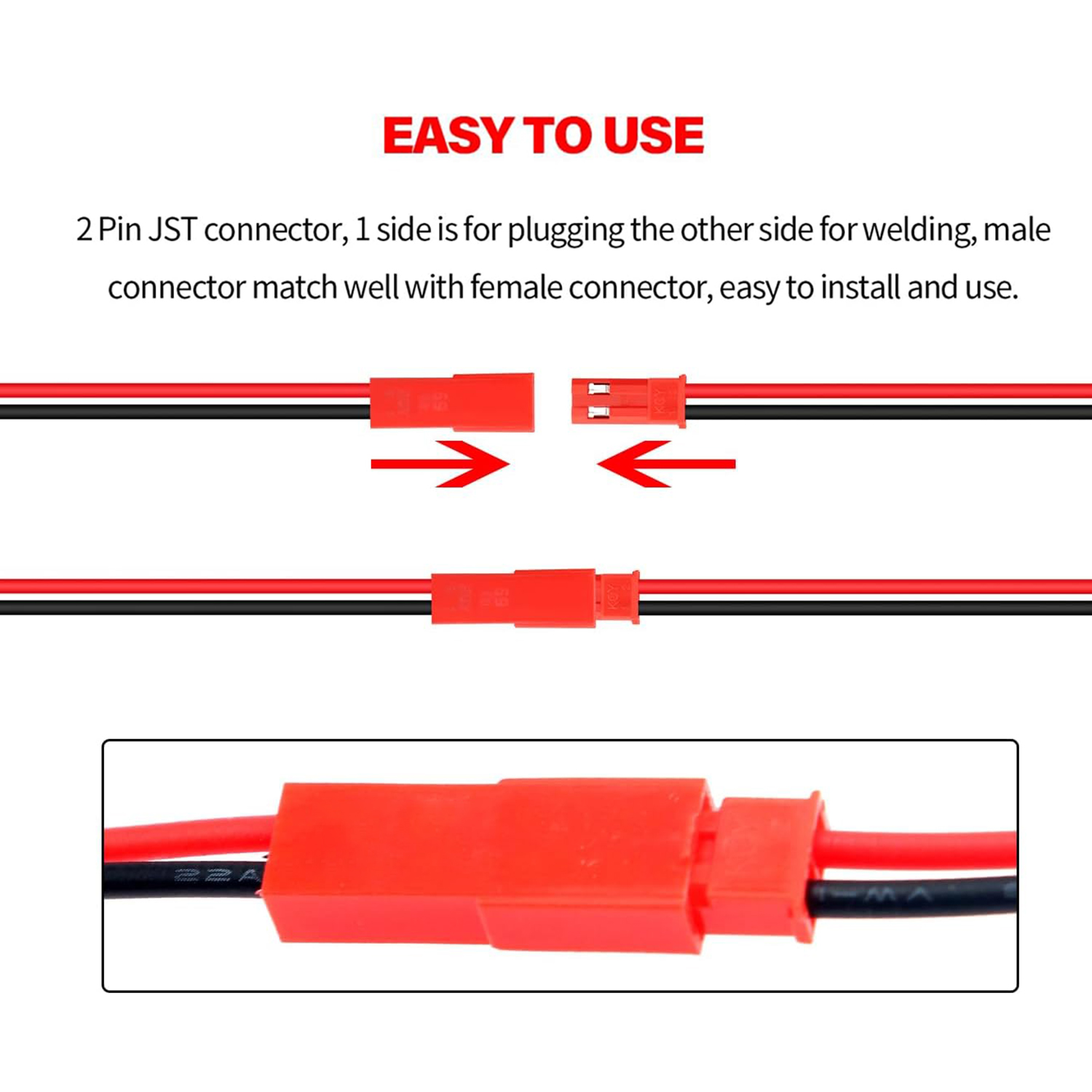 10CM 15CM AWG JST Plug Connect - Diy Rc Electronics ulasan dan harga
