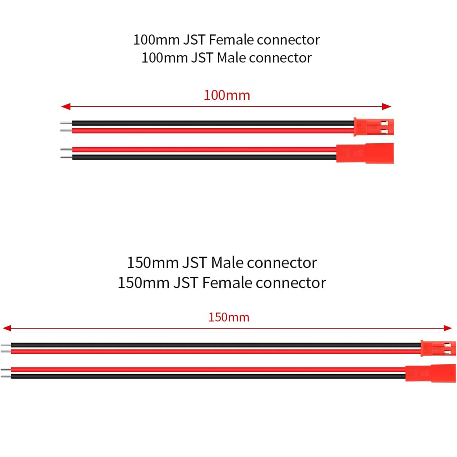 10CM 15CM AWG JST Plug Connect - Diy Rc Electronics ulasan dan harga