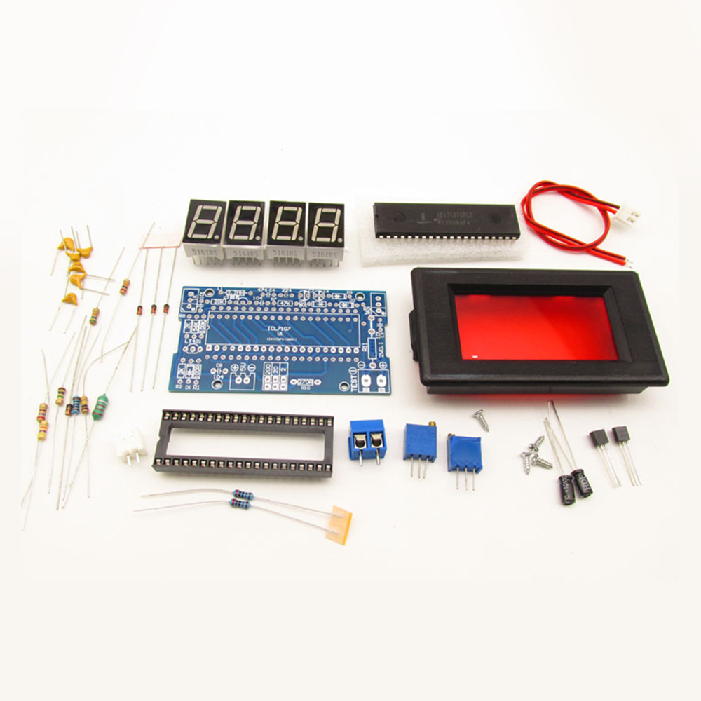 ICL7107 Voltmeter DIY Kit Part - Diy Wearable Electronics ulasan dan harga