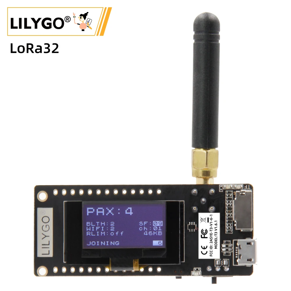 LILYGO® TTGO LoRa32 V2.1_1.6 V - Oled Display Module ulasan dan harga