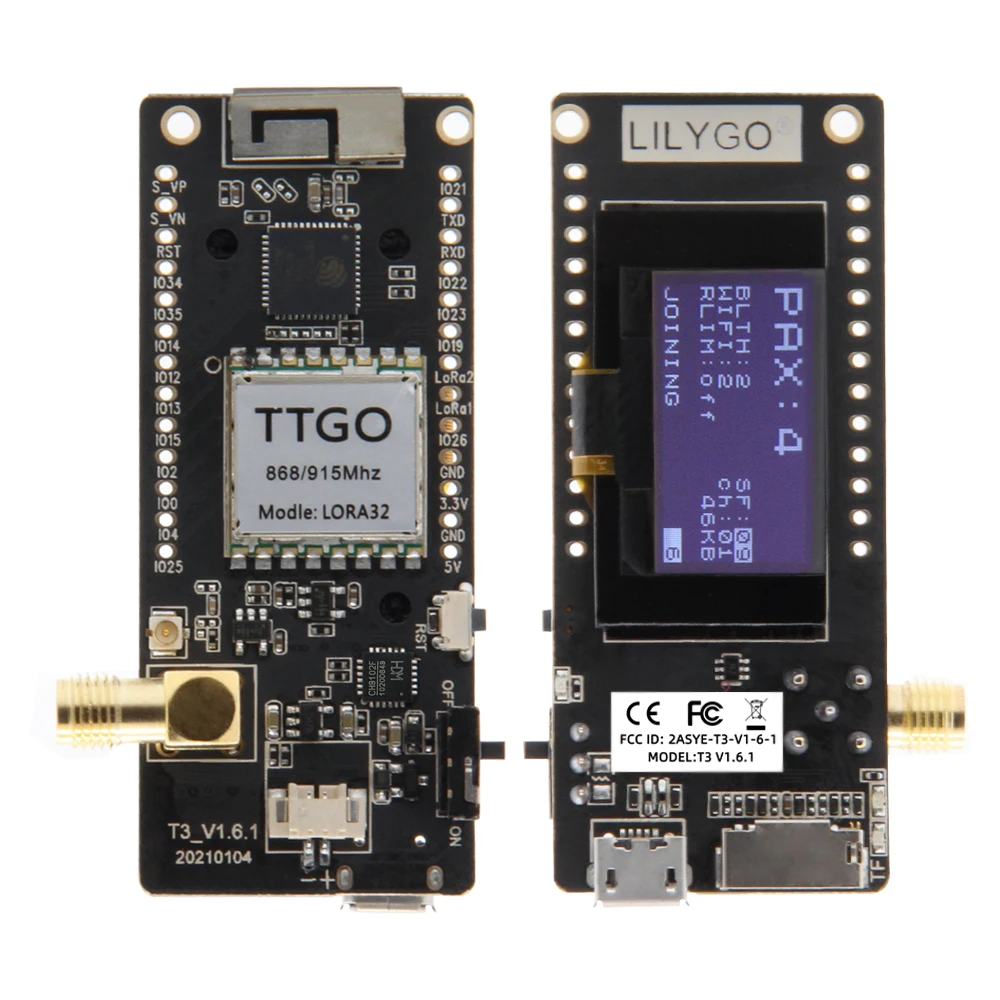 LILYGO® TTGO LoRa32 V2.1_1.6 V - Oled Display Module ulasan dan harga