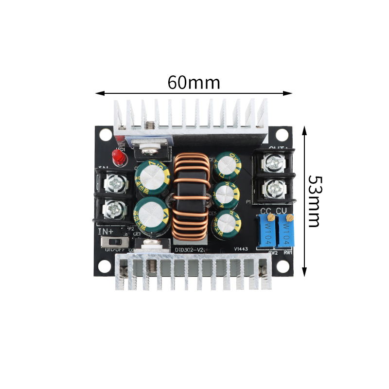 300W 20A DC-DC Buck Converter  - Dc Power Supply Variable ulasan dan harga