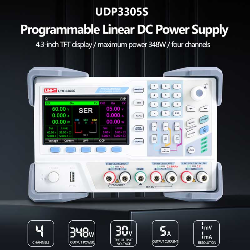 UNI-T Programmable DC Power Su - Dc Power Supply Variable ulasan dan harga