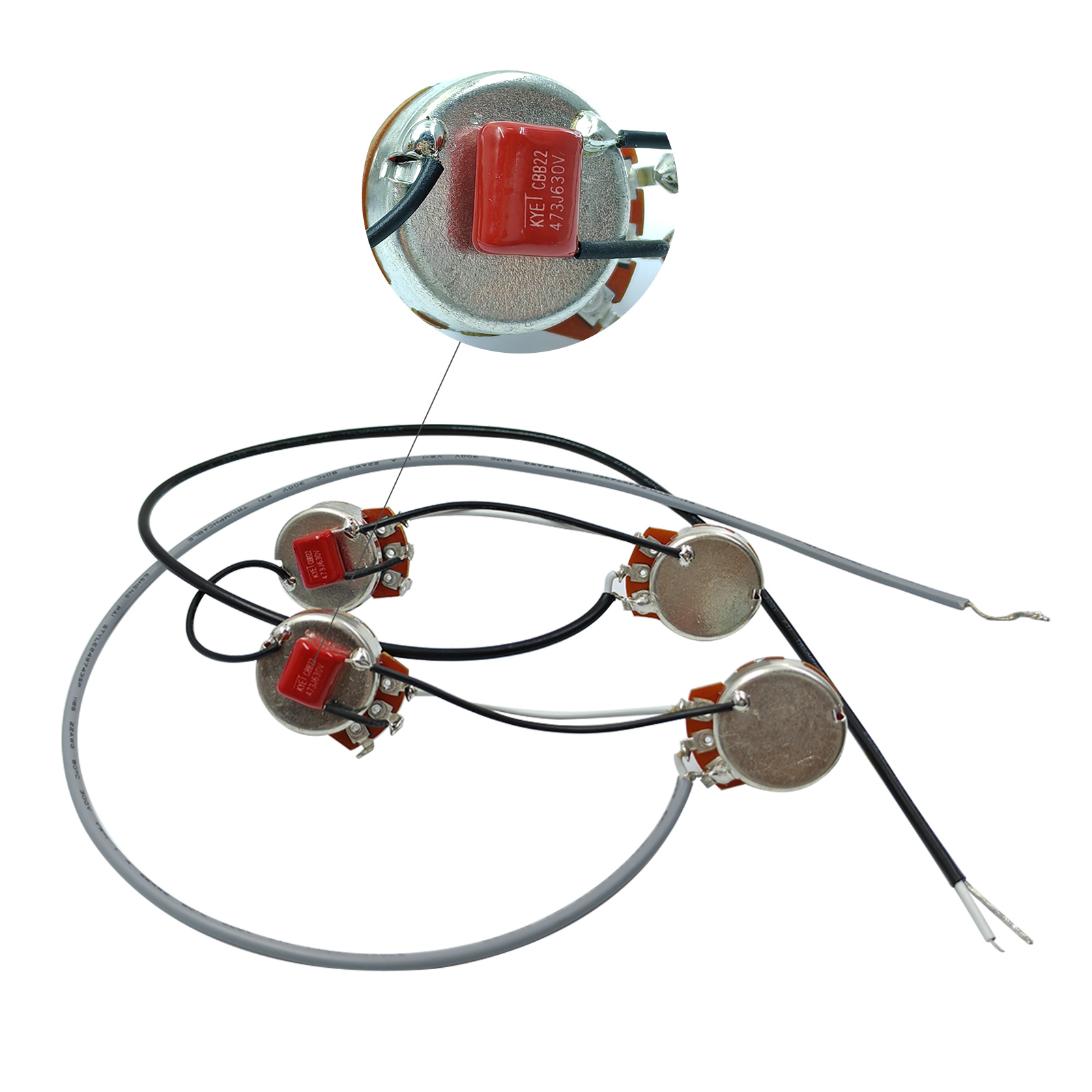 PHRILM Guitar Pre-Wired Harnes - Diy Guitar Electronics ulasan dan harga