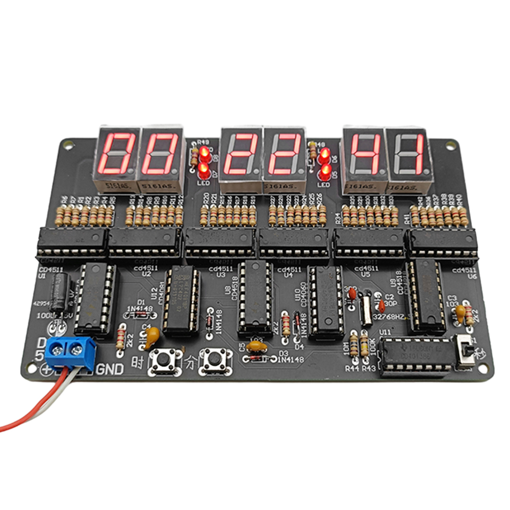 24-Hour Digital Circuit Clock  - Electronics Diy Pcb Design Projects ulasan dan harga