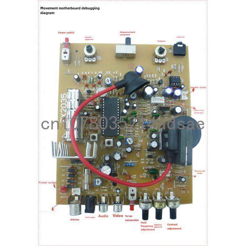 5.5 Inch Black & White TV Main - Diy Electronics Kits ulasan dan harga