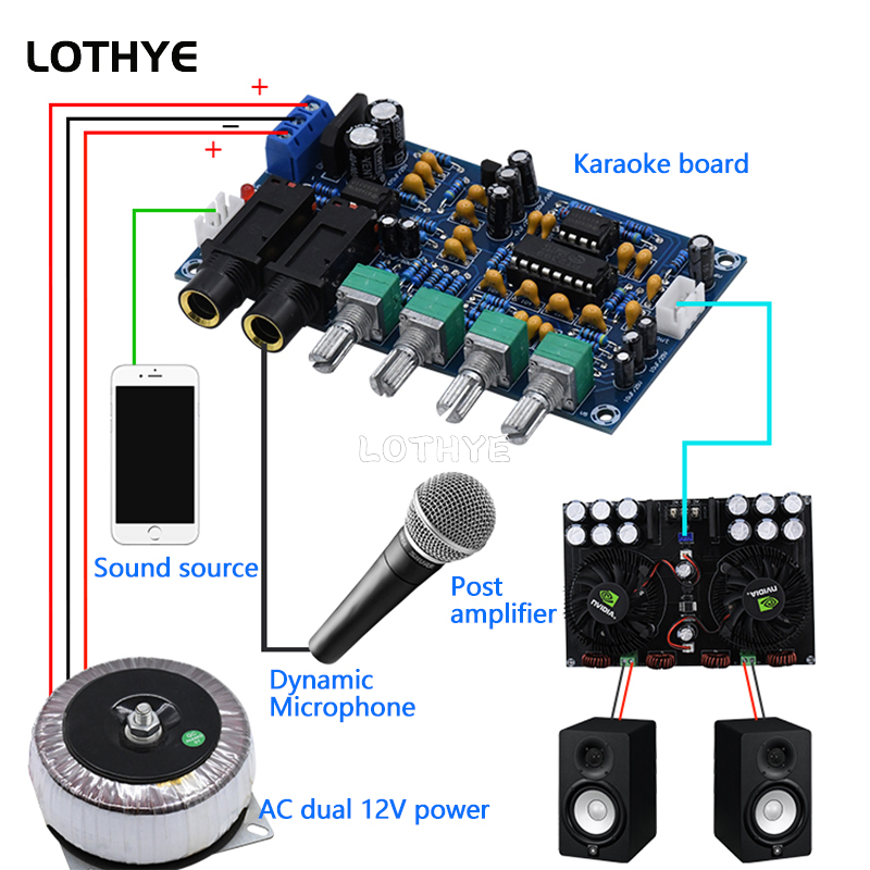 PT2399 Microphone Amplifier Bo - Diy Electronic Components ulasan dan harga
