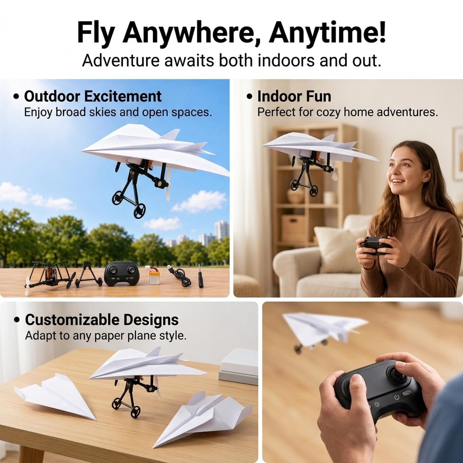 Mini RC Airplane DIY Kit ABS M - Diy Rc Electronics ulasan dan harga