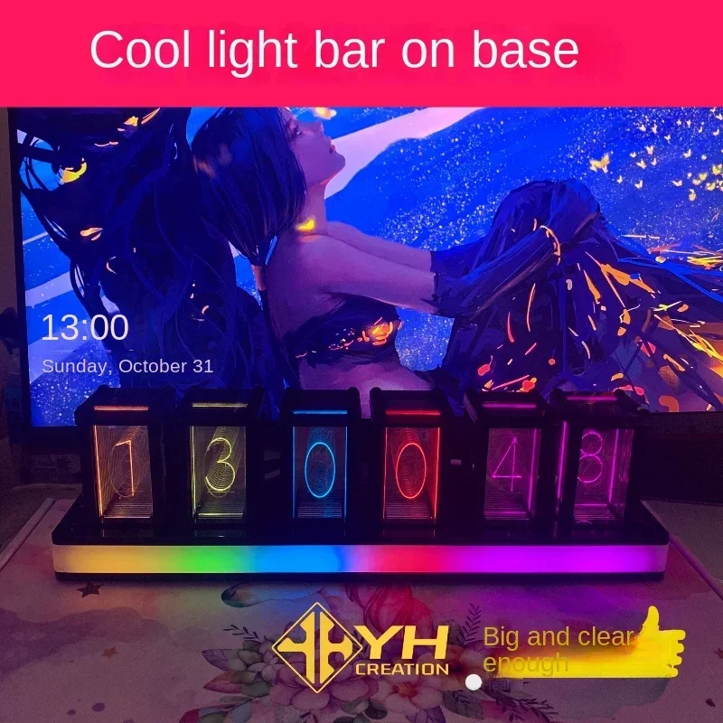 Led Table Clock Digital Silent - Diy Electronics Desk ulasan dan harga