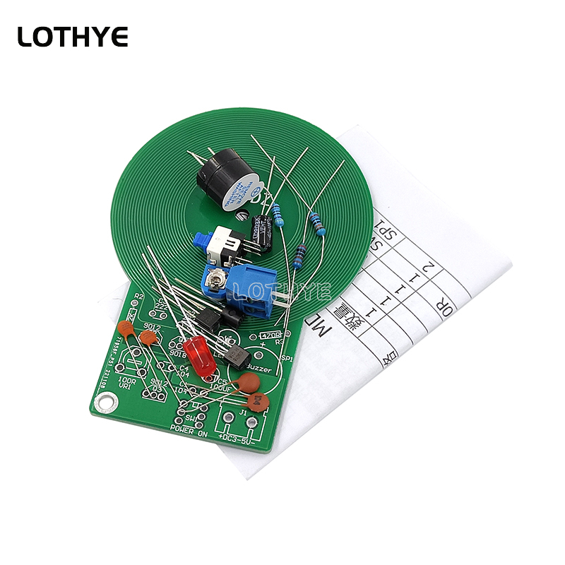 DC 3V-5V Metal Detector Kit DI - Diy Wearable Electronics ulasan dan harga