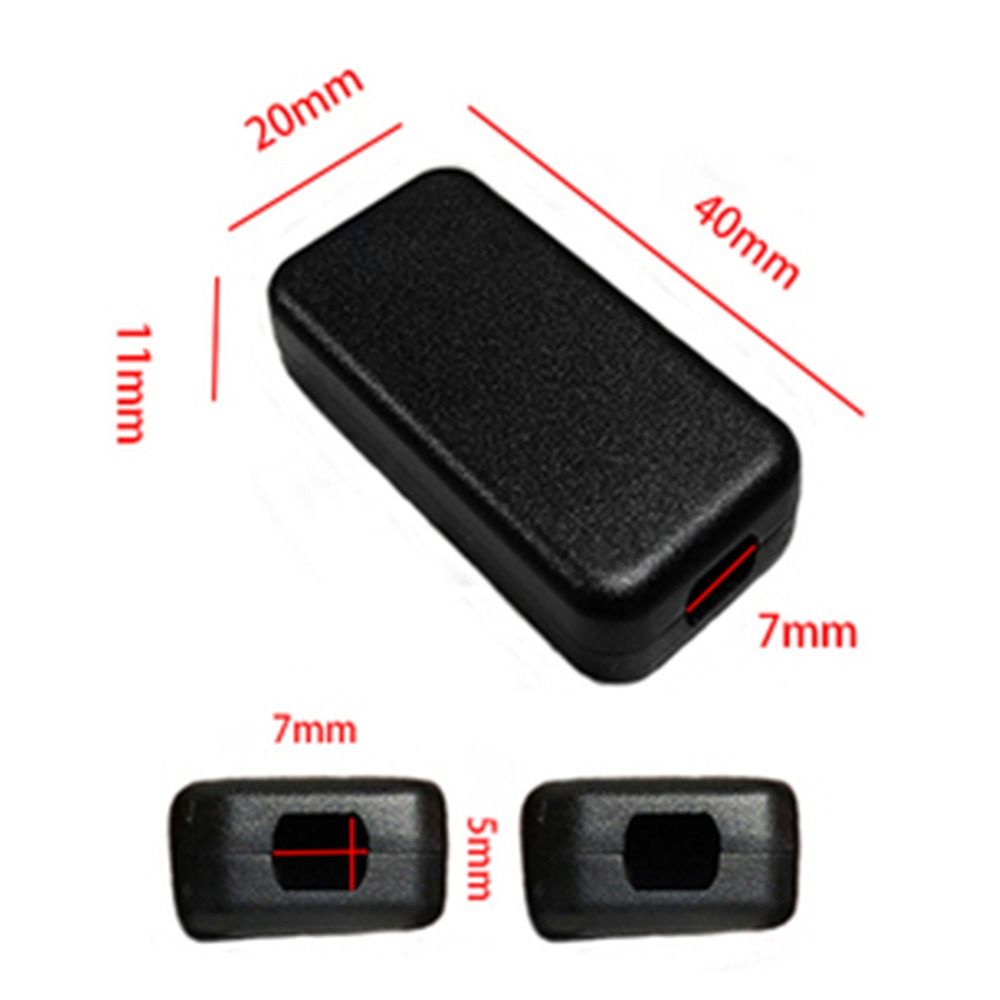 Black DIY ABS Plastic Electron - Diy Enclosure For Electronics ulasan dan harga