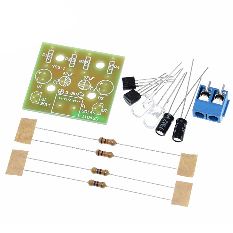 DIY Electronic Kit 5MM LED Fla - Diy Electronics For Beginners ulasan dan harga